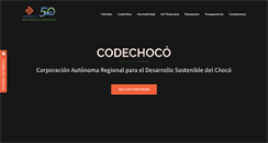 Desktop Screenshot of codechoco.gov.co